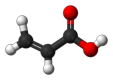 acrylic acid atom structure