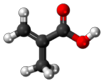 methacrylic acid atom structure
